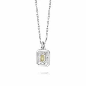 Image of Daisy London August Peridot Birthstone Necklace Sterling Silver