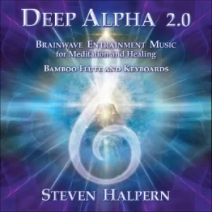 image of Deep Alpha 20 Brainwave Entrainment Music for Meditation and Healing by Steven Halpern CD Album