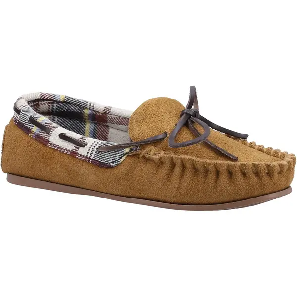 image of Cotswold Womens Chatsworth Slip On Moccasin Loafer Slippers - UK 3