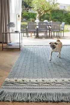Image of 'Woven Rustic Trim' Rug
