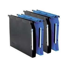 Image of Elba A4 Ultimate Lateral File Polypropylene 30mm Base 300 Sheets Blue Pack of 25