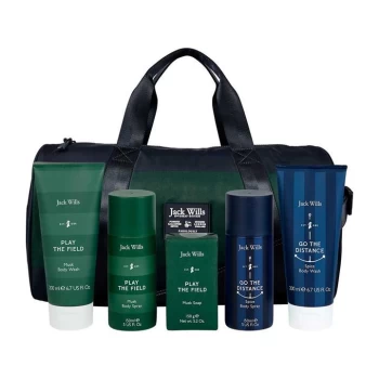 Image of Jack Wills Gym Bag Gift Set - Navy