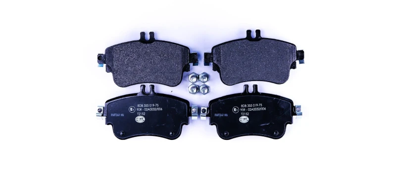 Image of HELLA Brake pad set HELLA 8DB 355 019-751