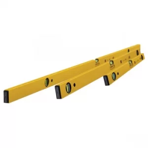 image of Stabila 17191 70-2 Double Plumb Spirit Level Pack 60cm 120cm & 180cm