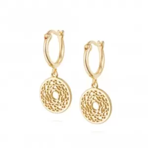 Image of Crown Chakra 18ct Gold Platede Earrings ECHK2007