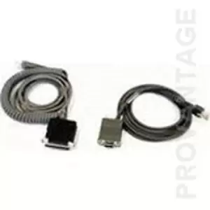 image of Datalogic CAB-362 RS-232 Coiled 9-Pin Fem.