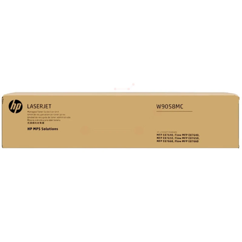 Image of HP W9058MC Toner waste box Contract. 71K pages for HP E 87600