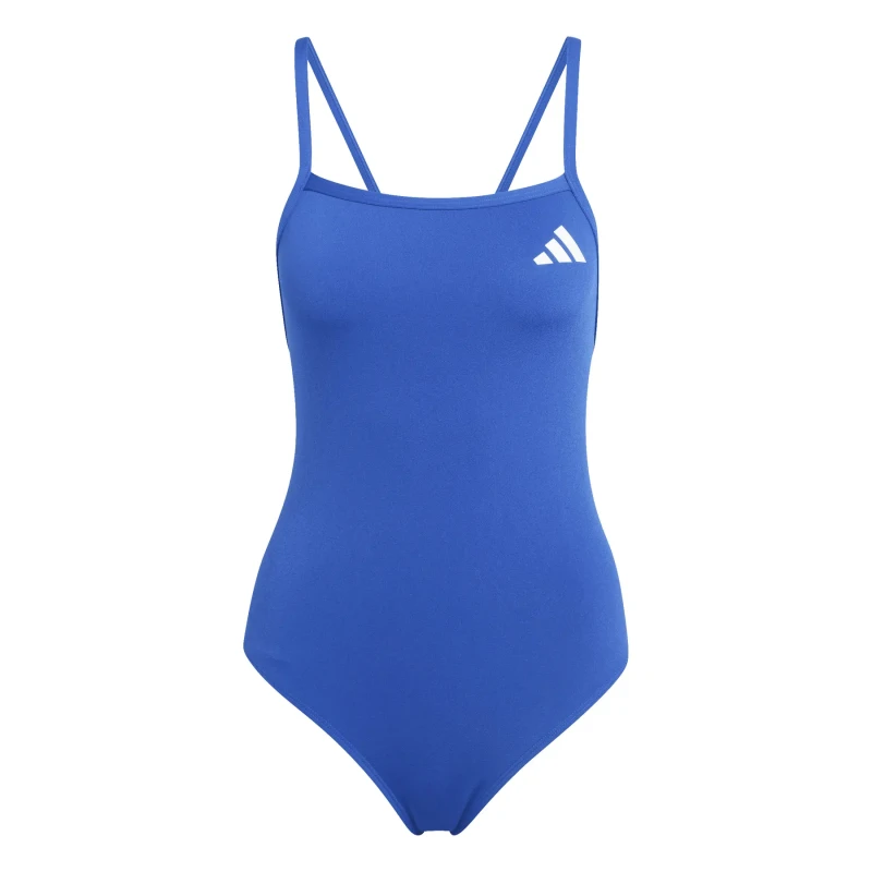 Image of Womens V-back one Piece swimsuit adidas Ripstream Team Bleu Female 36