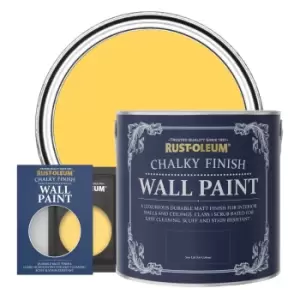 Image of Rust-Oleum Wall & Ceiling Paint - LEMON JELLY - 2.5L
