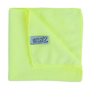 Image of Exel Contract Microfibre Cloth Pack 10 Green
