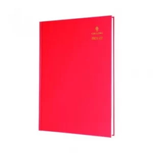 Image of Collins Academic Diary Day Per Page A4 Red 2021-2022 44MRED