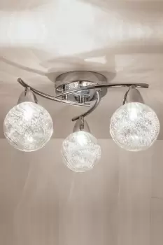 Image of LED Semi-Flush Ceiling Light, Straight Arms, 4000K