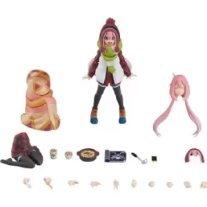 Image of Laid-Back Camp Figma Action Figure Nadeshiko Kagamihara DX Edition 13 cm