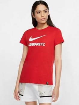 image of Nike Liverpool Fc Womens Crest Tee