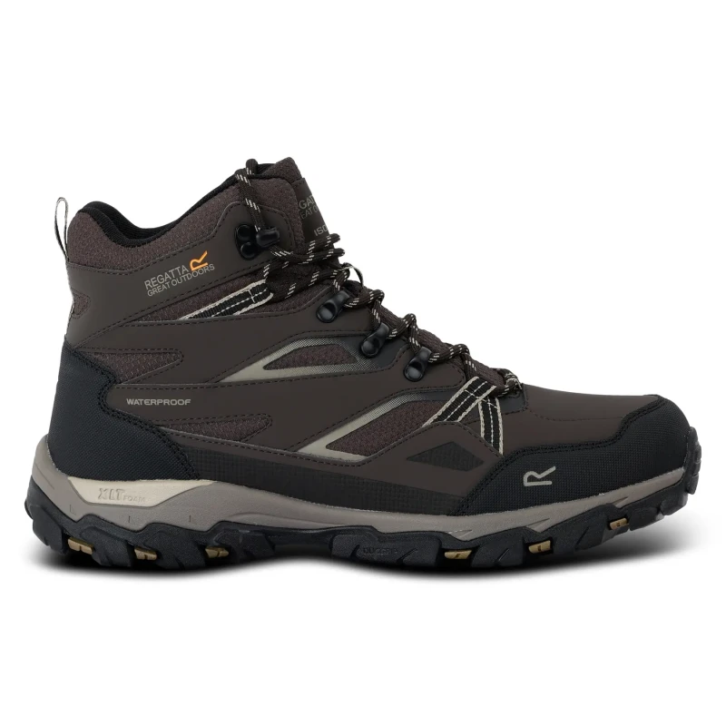 Image of Regatta Regatta Men Holcombe 3 Walking Boots in Dark Brown Size: 8 Dark Brown 8 Male 5063516024590