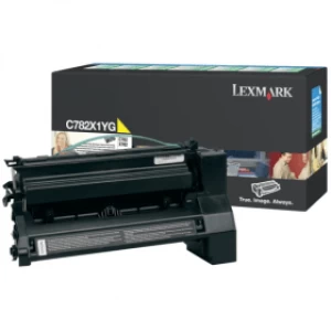 Lexmark C782X1YG Yellow Laser Toner Ink Cartridge