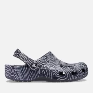 Image of Crocs Mens Classic Topographic Croslite Clogs - M11