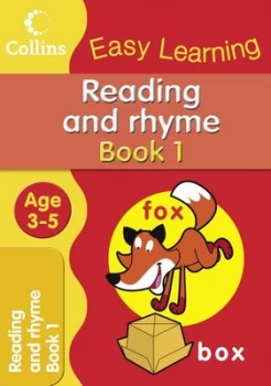 Image of Reading and Rhyme by Collins Easy Learning Book
