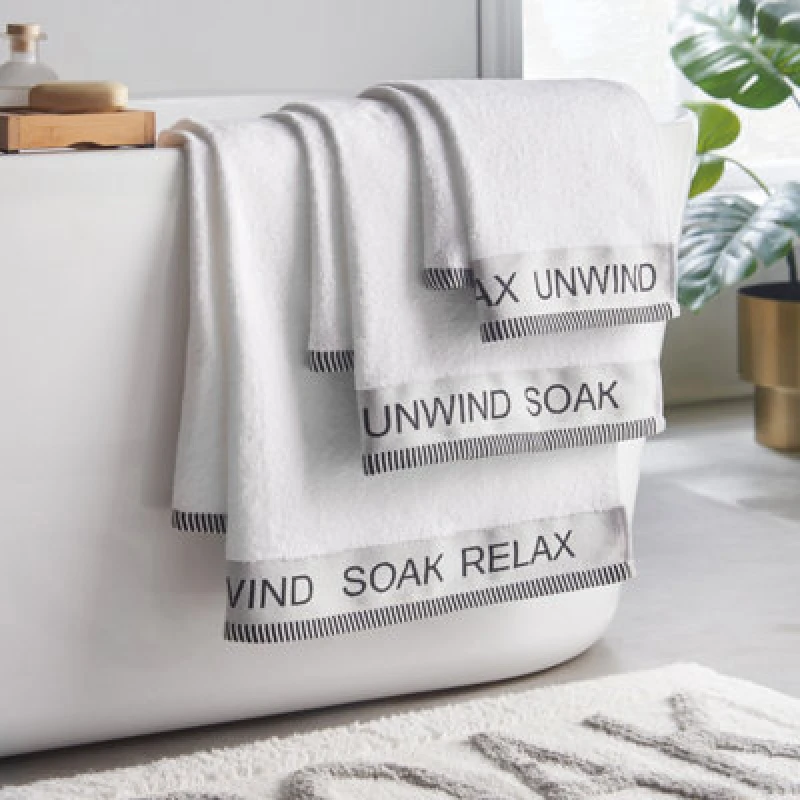 Image of Catherine Lansfield Quick Dry Bale of Four Towels White