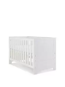 image of Obaby NIKA COT BED & CHANGING UNIT, White