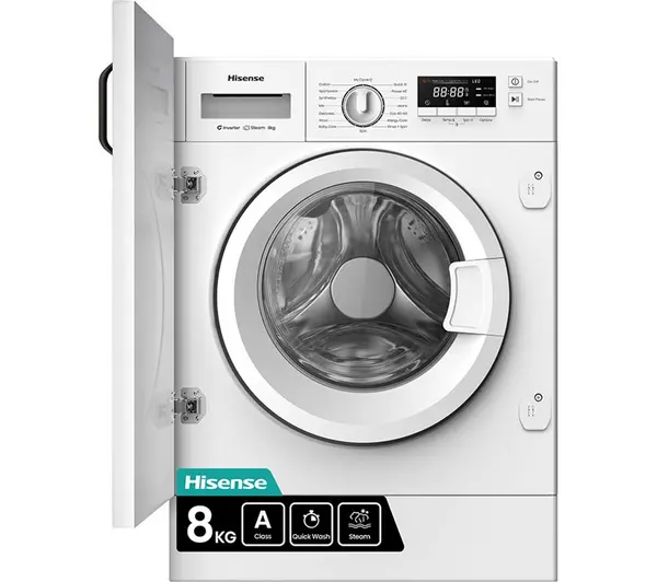 Image of Hisense 3 Series WF3M841BWI 8KG 1400RPM Integrated Washing Machine