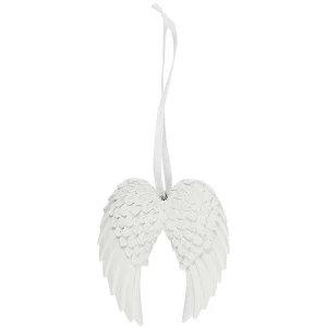 image of Double Angel Wing Hanging Decoration Pack Of 6