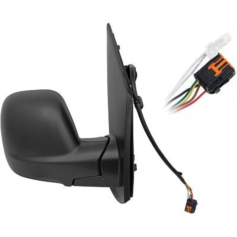 Image of DIEDERICHS 4098124 Wing mirror Right, black, for electric mirror adjustment, Grained Outside Mirror (50)