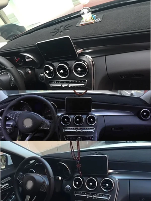Image of For Benz CLA Class 250 200 180 260 C117 X117 W117 2013-19 Dashmat Dashboard Cover Instrument Panel Pad Dash Mat Anti-Dirt Proof