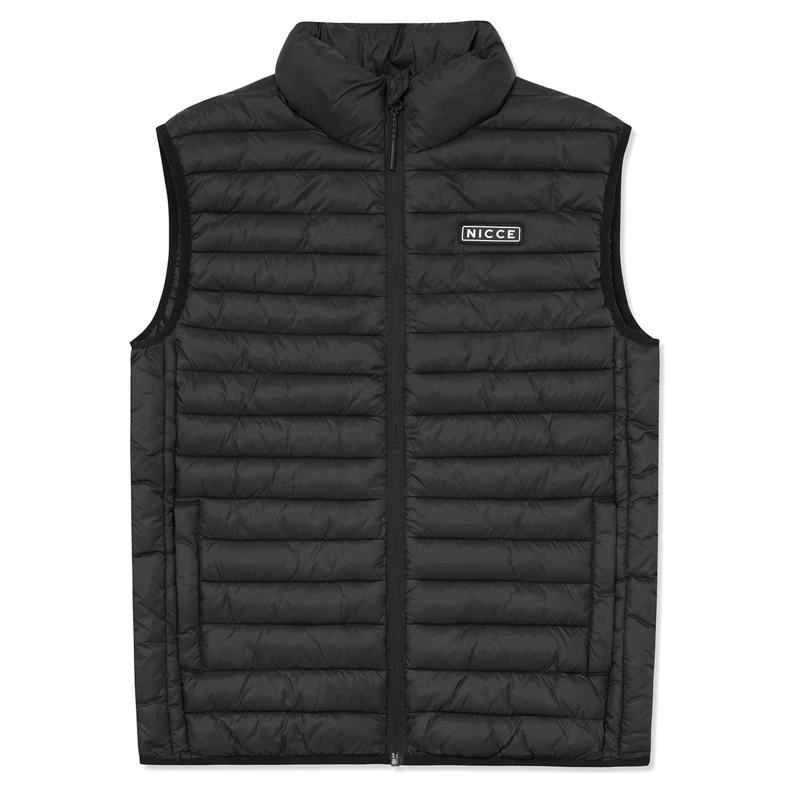 Image of Nicce Maidan Gilet Mens - Black XS