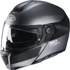 image of HJC RPHA 90S Carbon Luve Helmet, carbon-silver, Size 2XL, carbon-silver, Size 2XL