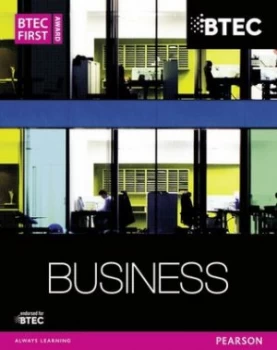 Image of Btec First Award Business by Ms Carol Carysforth Book
