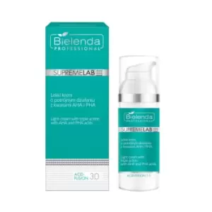 image of Bielenda SUPREMELAB ACID FUSION 3.0 Light Cream With Triple Action With AHA And PHA Acids 50ml