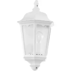 image of Eglo Navedo - 1 Light Outdoor Wall Lantern White IP44, E27