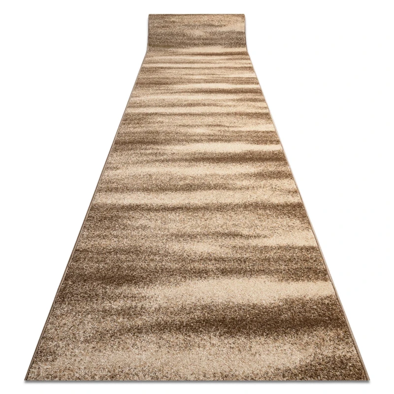 Image of RugsX Karmel Sahara Runner in Brown Size: 70cm x 410cm Brown Unisex 70cm x 410 cm