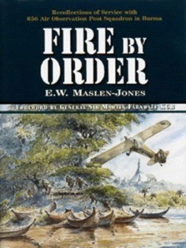 Image of Fire by Order by E. W Maslen-Jones Hardback