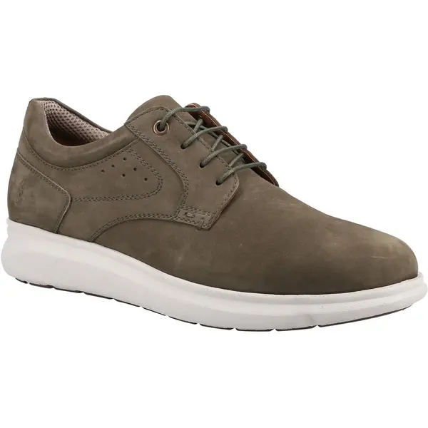 Image of Hush Puppies Mens Brett Lace Up Suede Leather Trainers UK Size 6 (EU 40)