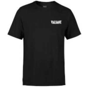 Valiant Comics Logo Text Pocket T-Shirt - Black - XXL