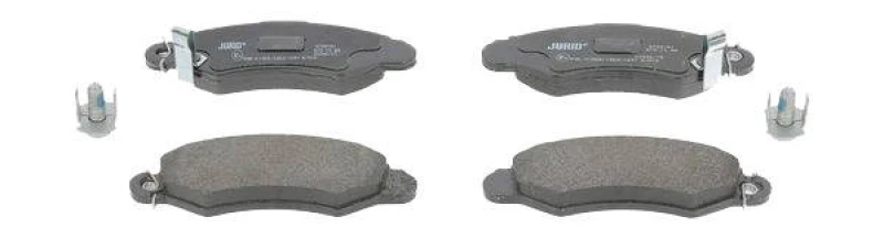 Image of JURID 572418J Brake pad set with accessories Brake Pad Set,disc brake (402)