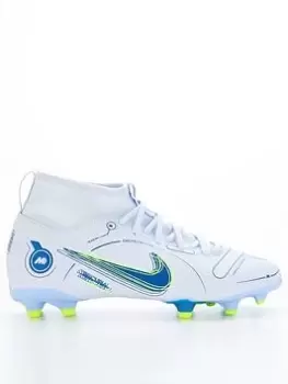 Image of Nike Junior Mercurial Superfly 8 Multi-Ground Academy Football Boots - Grey, Size 4