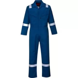 Image of Portwest AF50 Araflame Platinum Coverall Royal Blue 38" 31"