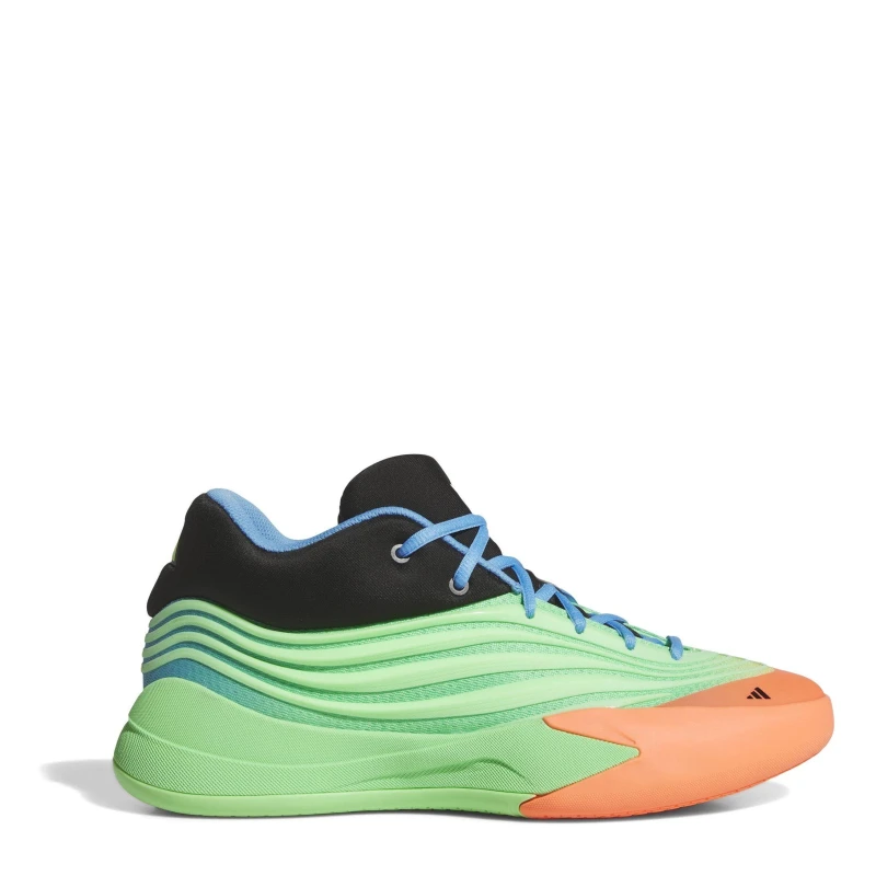 Image of adidas Dame X Basketball Shoes Mens Black/Coral male 7 (40.7)