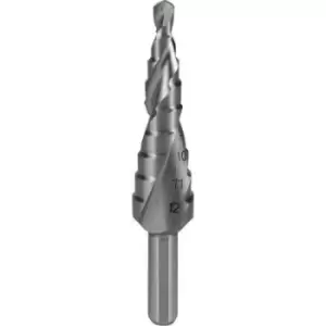 image of RUKO 101050-9/RUKO Step drill bit 4 - 12mm HSS Total length 65mm 1.00 pc(s)