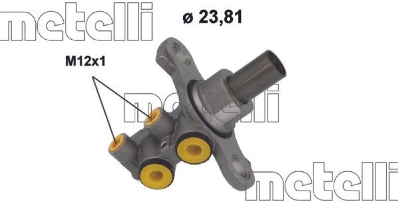 Image of METELLI Brake master cylinder METELLI 05-1228
