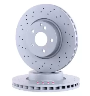 Image of ATE Brake disc 24.0132-0100.1 Brake rotor,Brake discs MERCEDES-BENZ,C-Klasse Limousine (W204),C-Klasse T-modell (S204),E-Klasse Limousine (W212)
