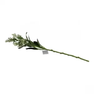 image of Single Lavender Spray, Cream Flowers, 63cm