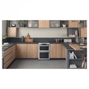 Image of Hotpoint CD67G0CCX 60cm Gas Cooker