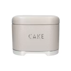 Image of Textured Large Square Cake Storage Tin