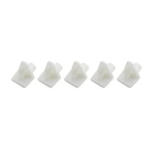 Image of BQ White Plastic Shelf support
