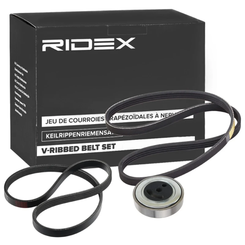 Image of RIDEX 542R0944 V-ribbed belt set V-Ribbed Belt Set (542)