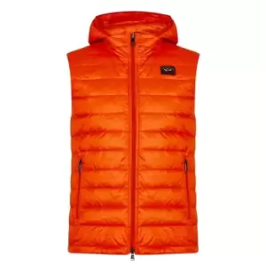 Paul And Shark Woven Gilet - Orange